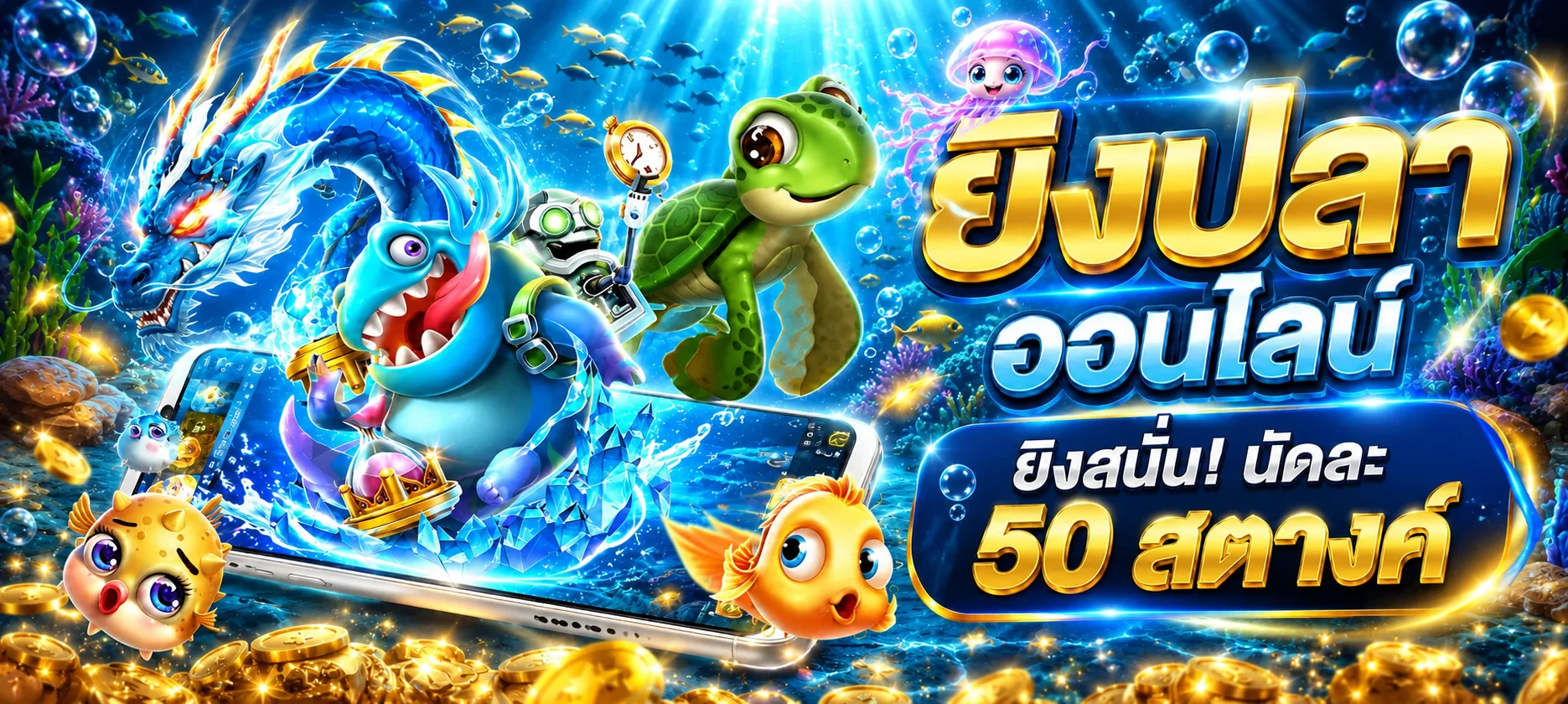 เกมยิงปลาและตัวละครสไตล์ PG Soft บน SBOXUSA
